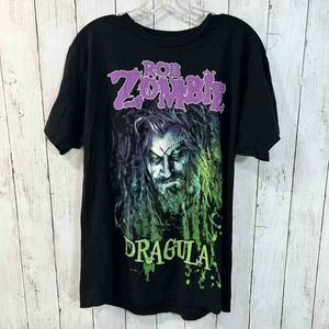Men's Tultex Rob Zombie Dragula Graphic Y2K Band Tee Size L